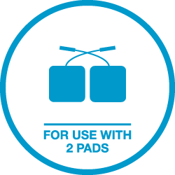 Omron's Pain Relief Pro is for use with 2 pads
