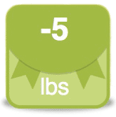 Fitbit weight badges – you've lost 5 lbs