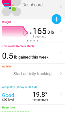 Withings iPhone app