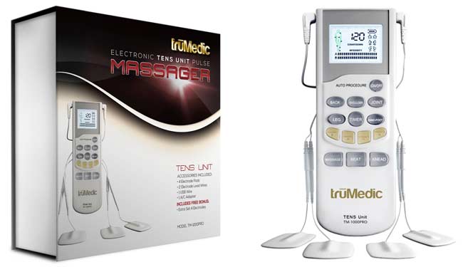 truMedic TM-1000PRO TENS unit with packaging