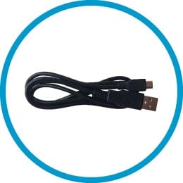 Included accessories – 1 USB charging cable