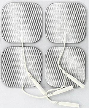 AUVON TENS Unit Replacement Pads, 4 x 8 Large Butterfly Shaped Electrode  Pads