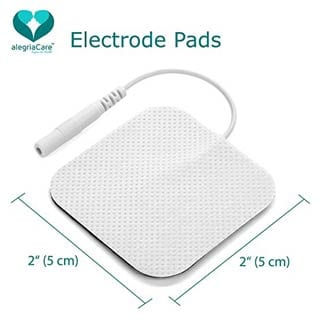 AUVON TENS Unit Replacement Pads, 4 x 8 Large Butterfly Shaped Electrode  Pads