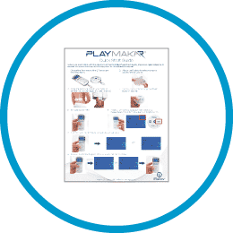 PlayMakar included accessories – Quick Start Guide