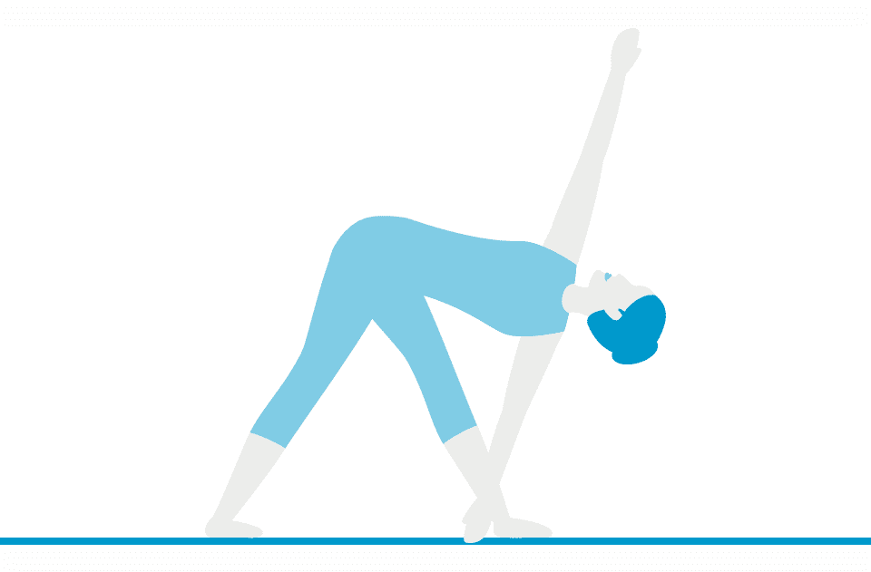 Pose 6: Extended Triangle (Utthita Trikonasana)