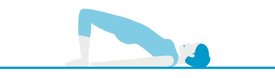 Pose 7: Bridge Pose (Setu Bandha Sarvangasana)