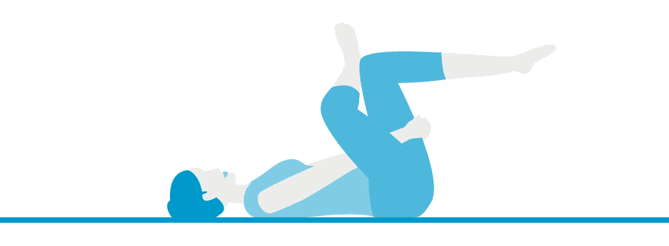 Pose 12: Supine Pigeon (Supta Kapotasana)