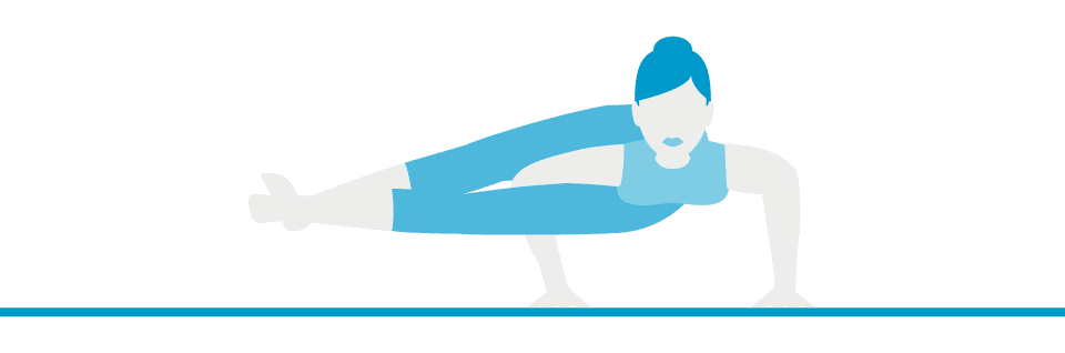 Pose 9: Eight-Angle Pose (Astavakrasana)