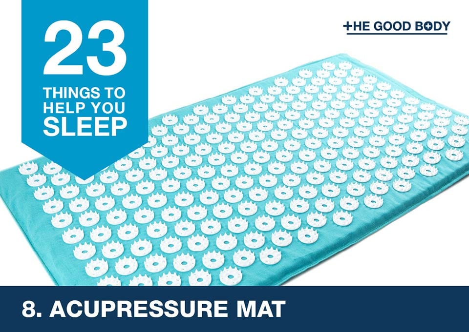 Acupressure mat to help you sleep