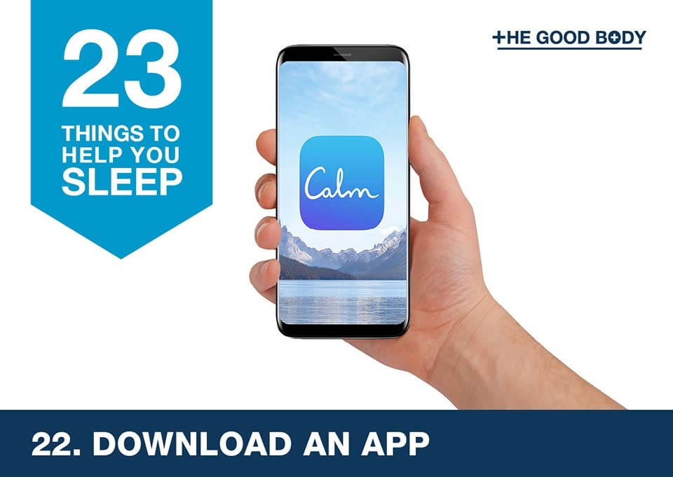 Download an app to help you sleep