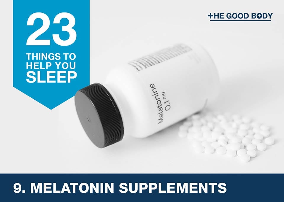 Melatonin supplements to help you sleep