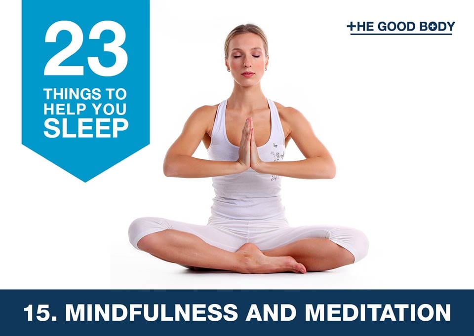 Mindfulness and meditation to help you sleep