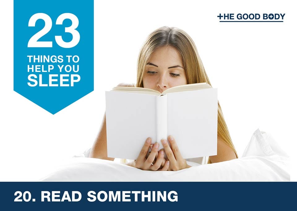 Read something to help you sleep