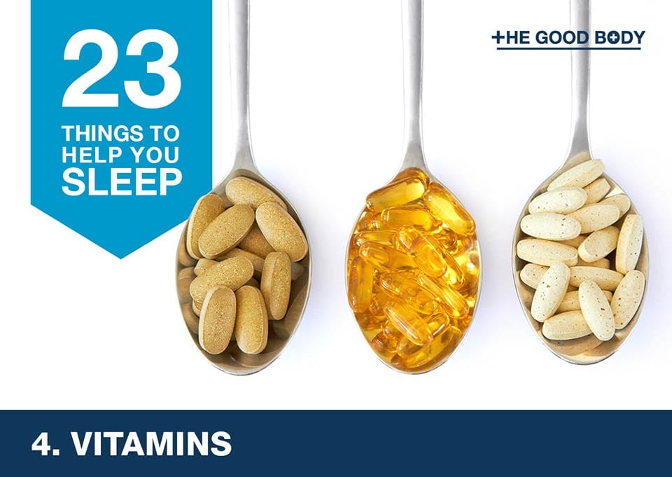 Vitamins to help you sleep