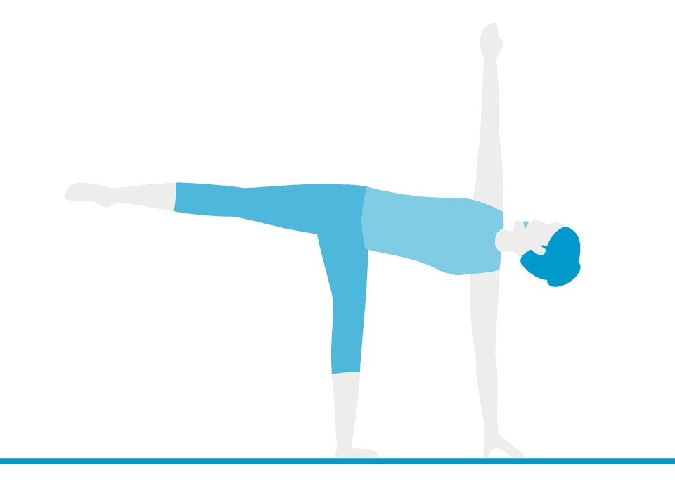 Pose 4: Half Moon Pose (Ardha Chandrasana)