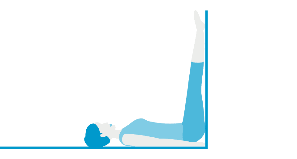 Pose 5: Legs-Up-The-Wall Pose (Viparita Karani)