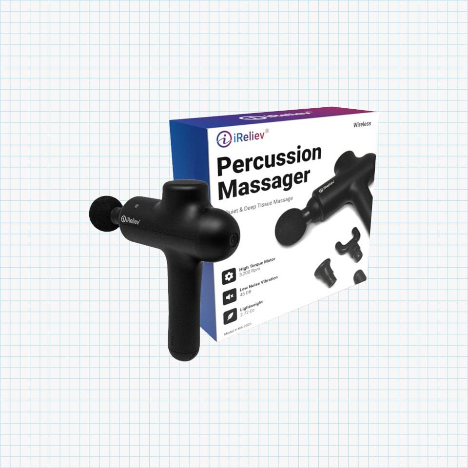 iReliev Percussion Massage Gun