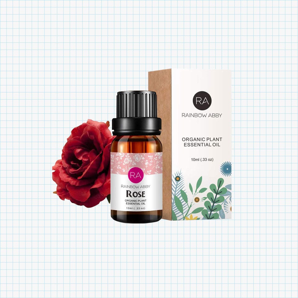 Rose Essential Oil 100% Pure Organic Therapeutic Grade