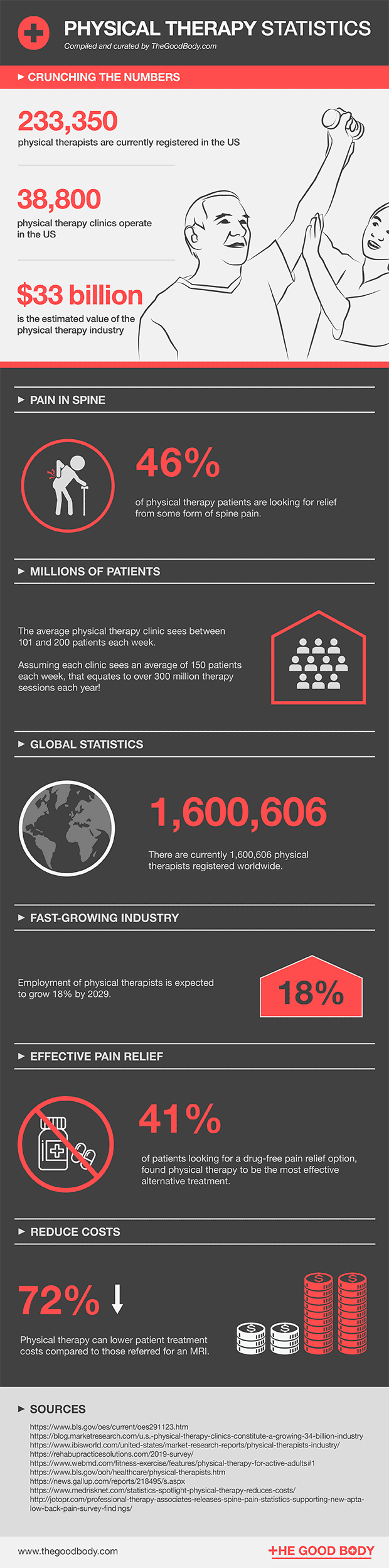 Physical Therapy Statistics – infographic