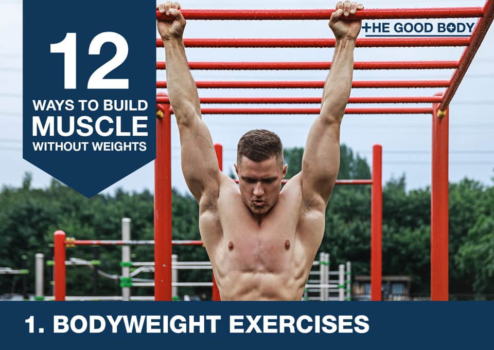 Bodyweighht exercises to build muscle without lifting weights