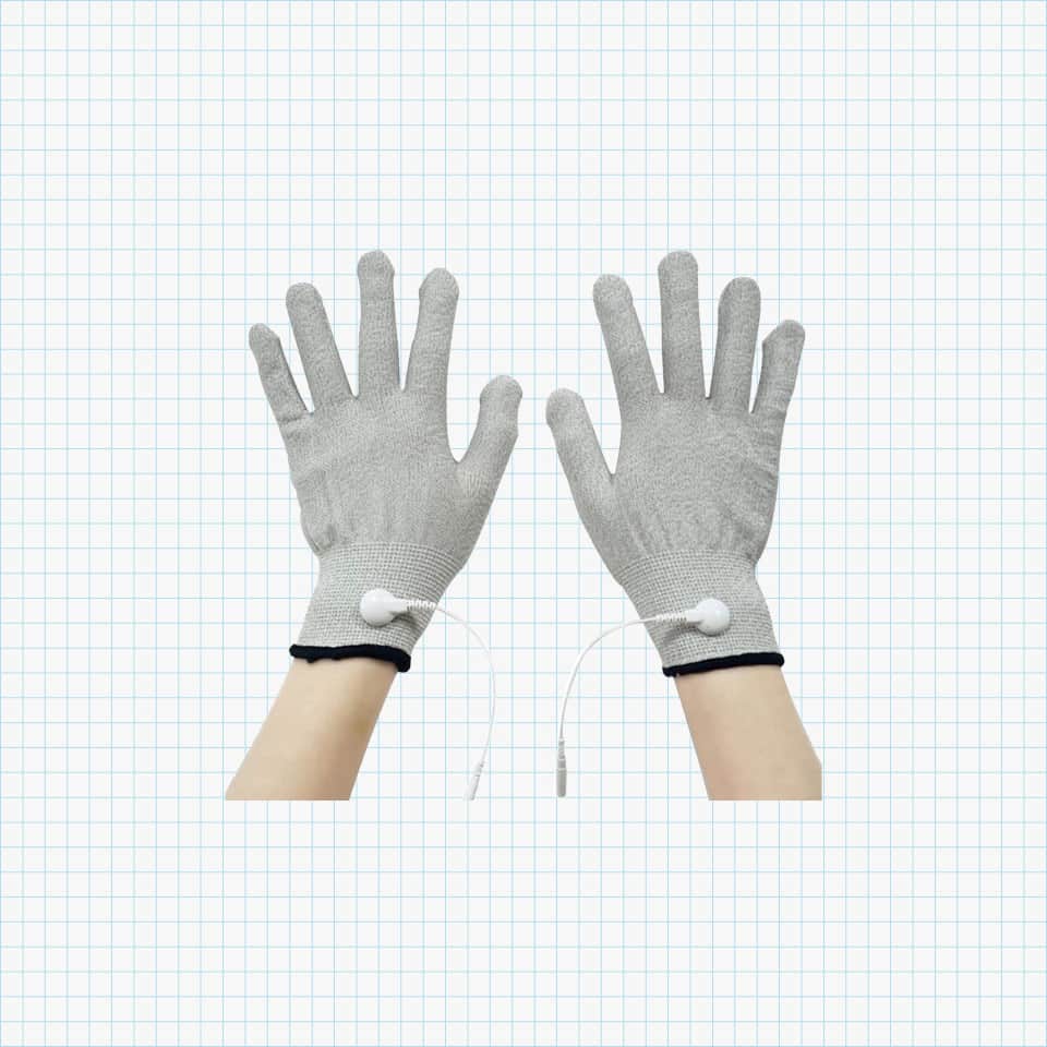 Konmed Silver Conductive Massage Gloves
