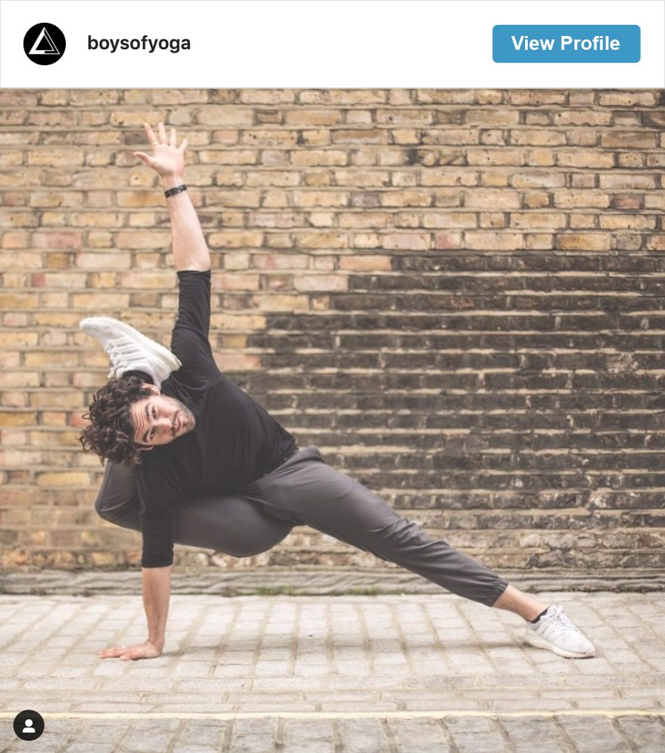 Follow Boys of Yoga's Instagram account