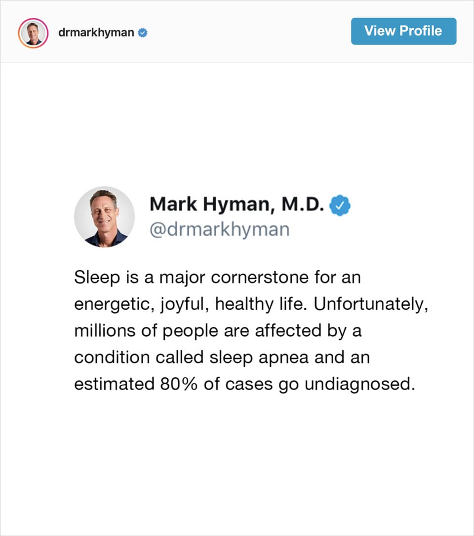 Follow Dr Mark Hyman's Instagram account