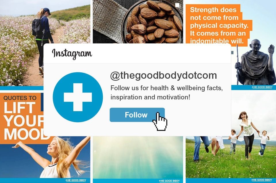 Follow The Good Body for health on Instagram