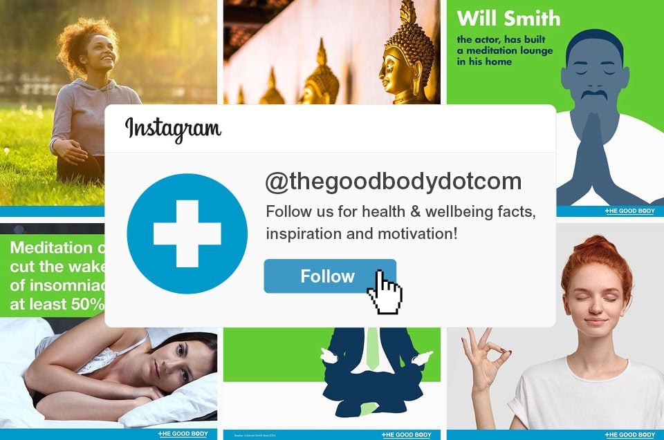 Follow The Good Body for meditation on Instagram