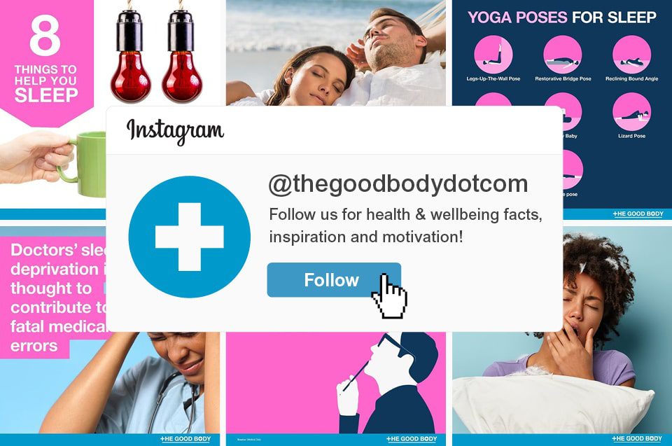 Follow The Good Body for sleep on Instagram