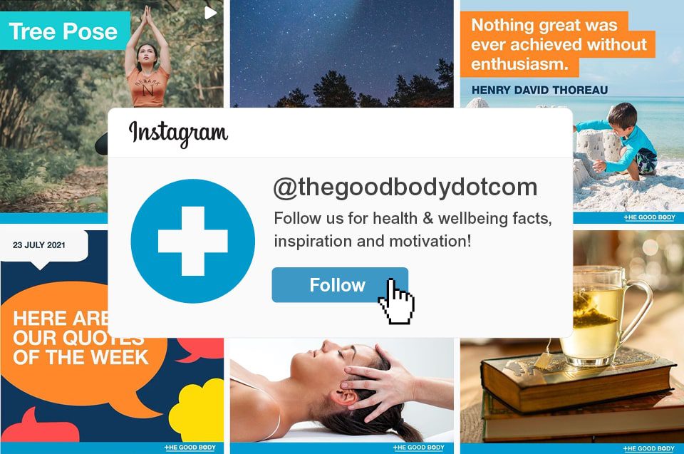 Follow The Good Body for wellbeing on Instagram