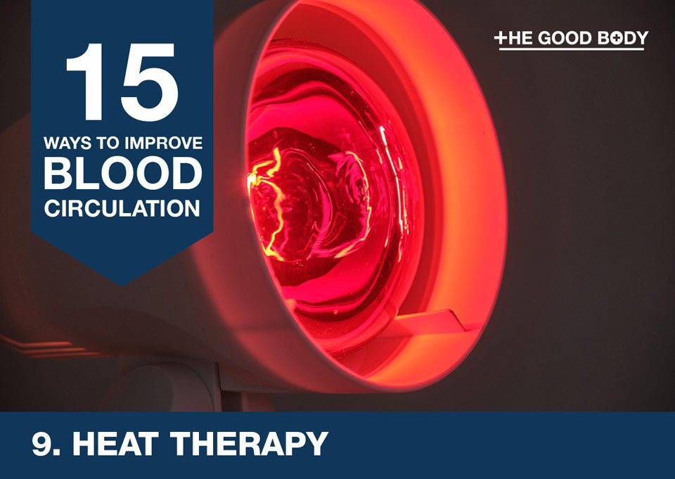 Heat therapy to improve blood circulation