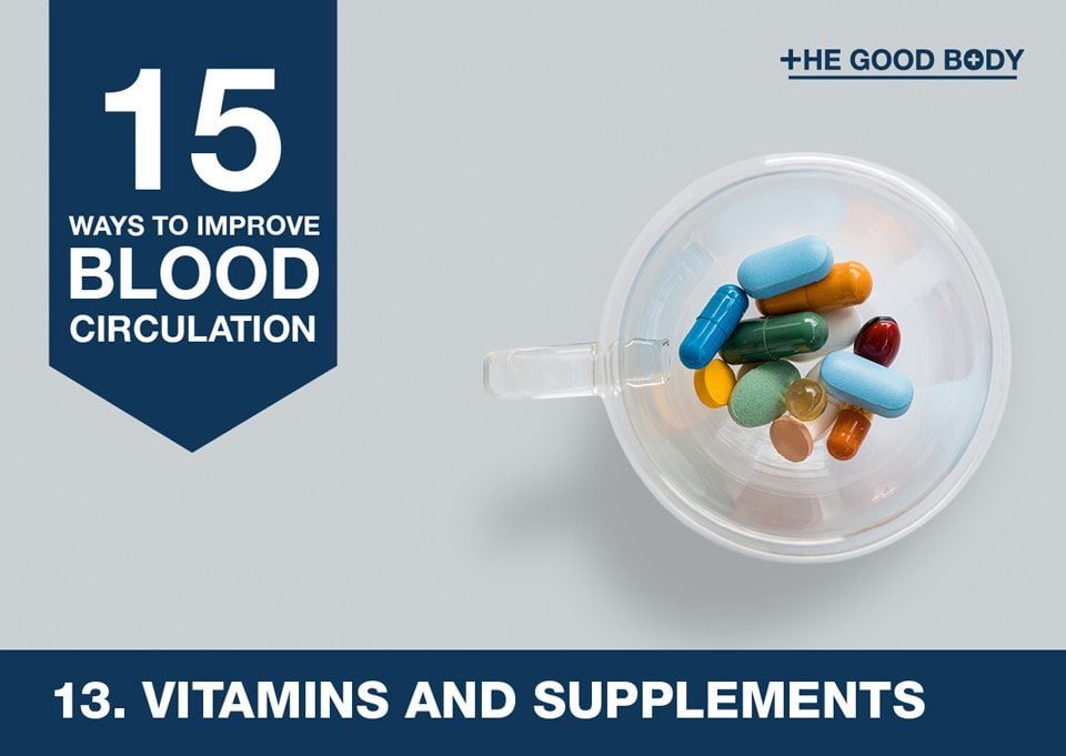 Vitamins and supplements to improve blood circulation