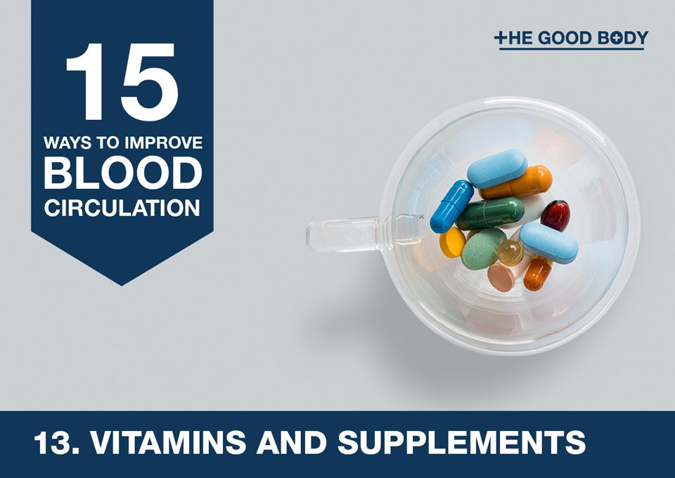 Vitamins and supplements to improve blood circulation