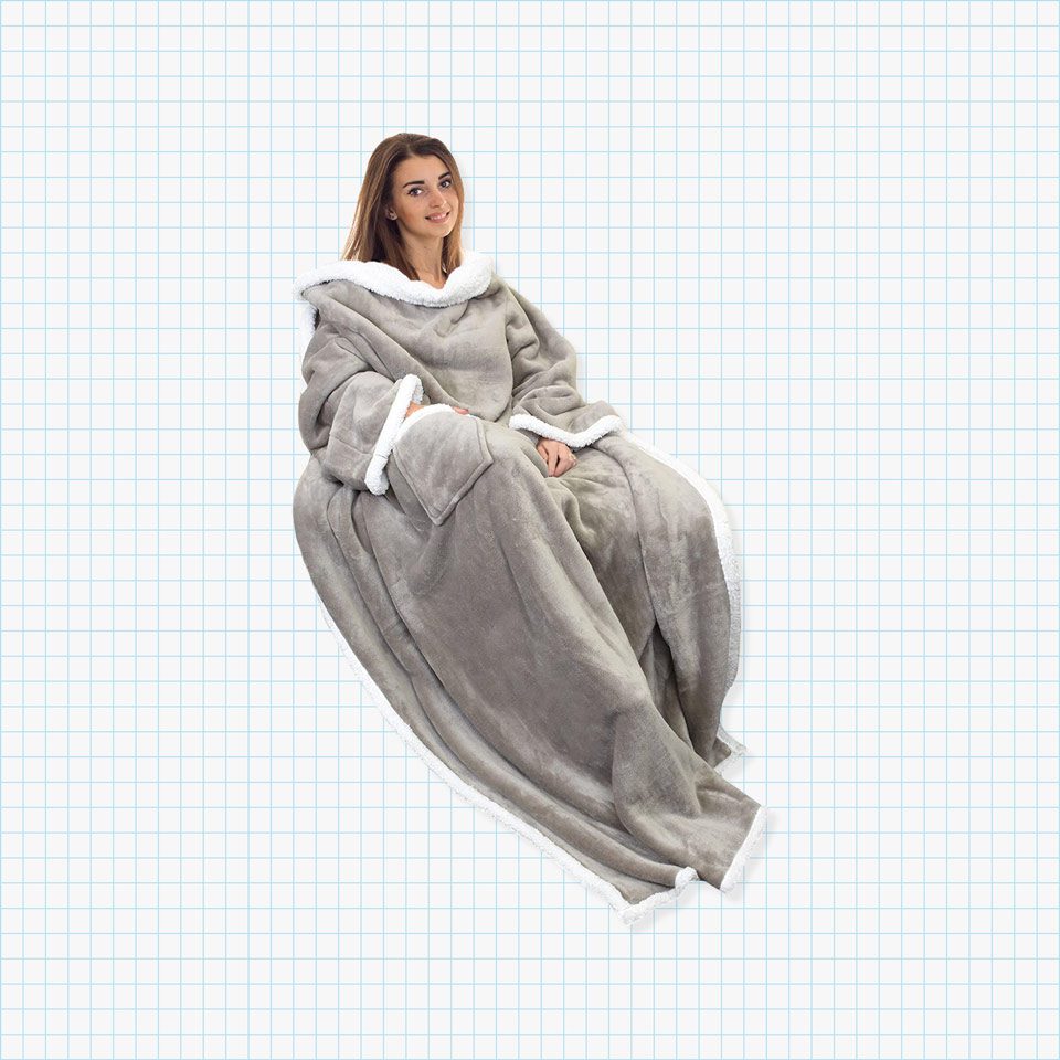 Catalonia Sherpa Wearable Blanket