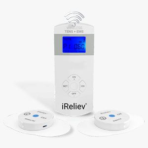 iReliev Wireless TENS + EMS Muscle Stimulator