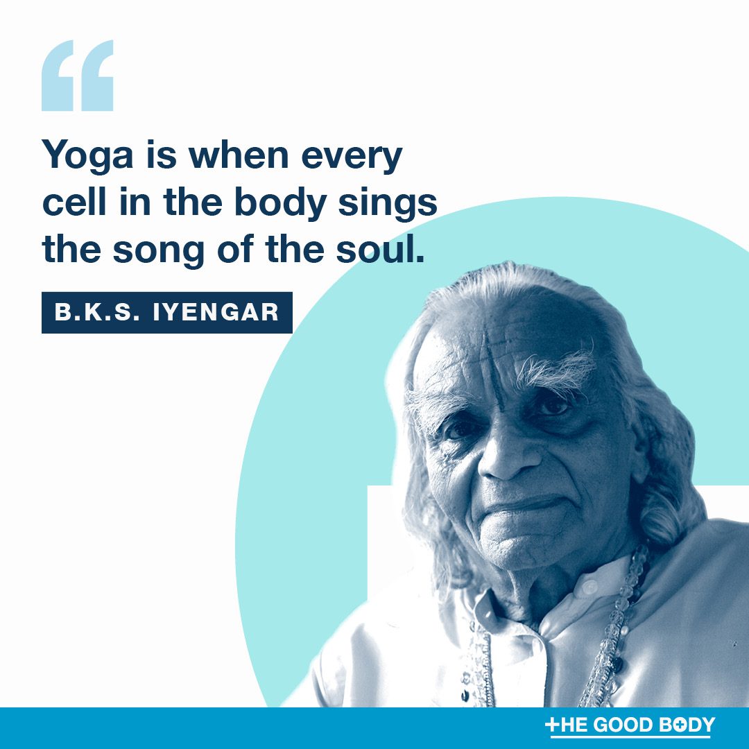 Inspirational Yoga Quotes #2 by B. K. S. Iyengar