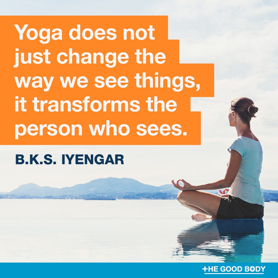 Inspirational Yoga Quotes #1 by B. K. S. Iyengar