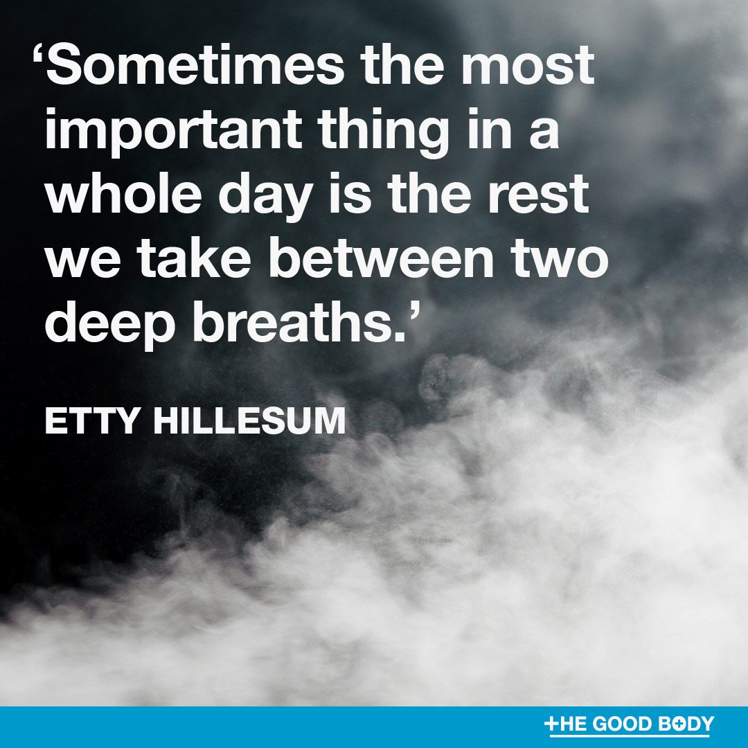 Yoga Quotes about Breath #2 by Etty Hillesum