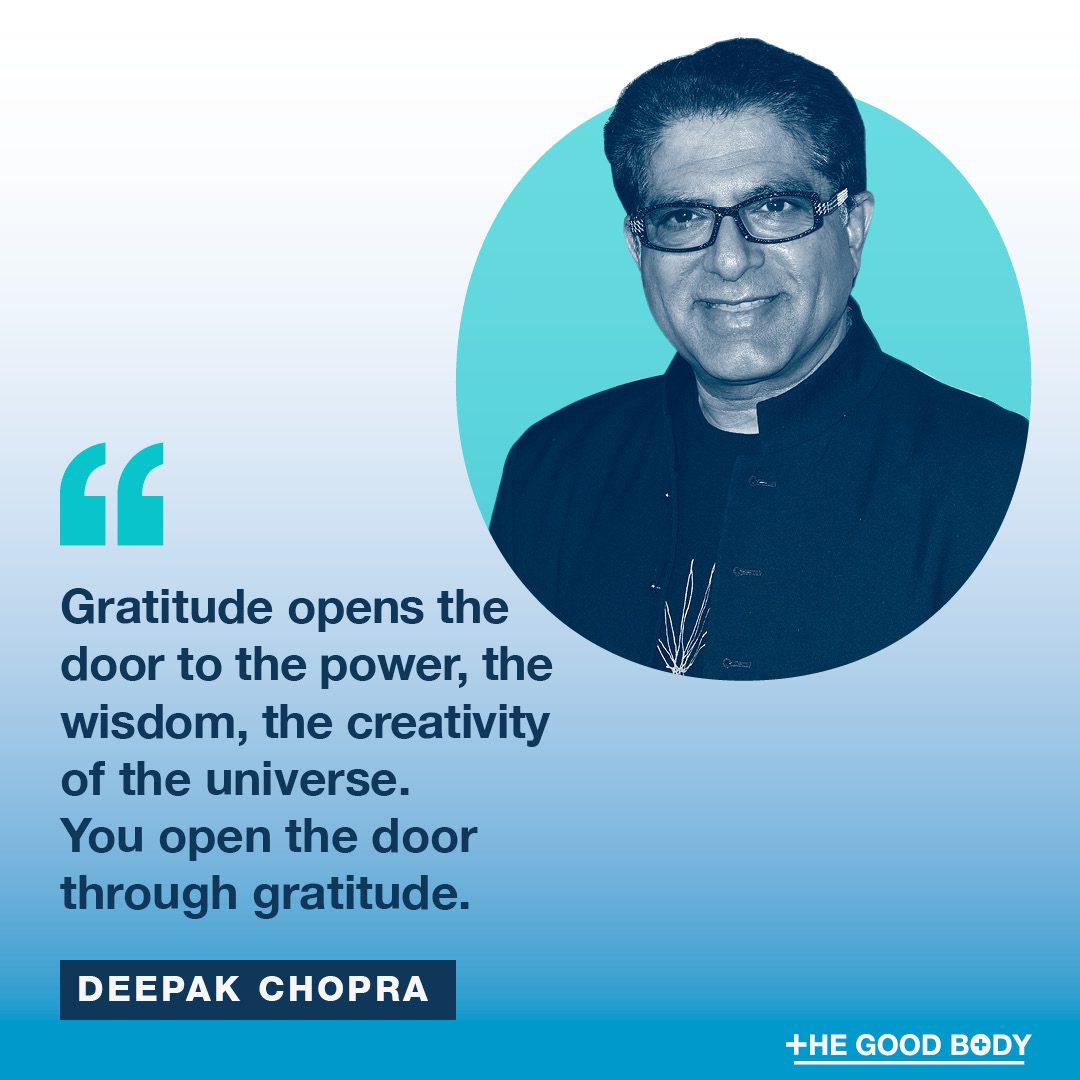 Yoga Quotes about Gratitude #3 by Deepak Chopra