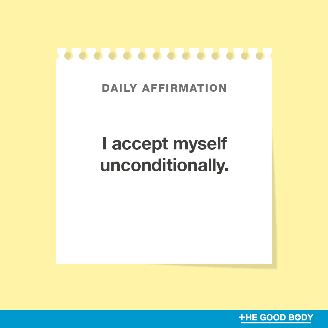 I accept myself unconditionally