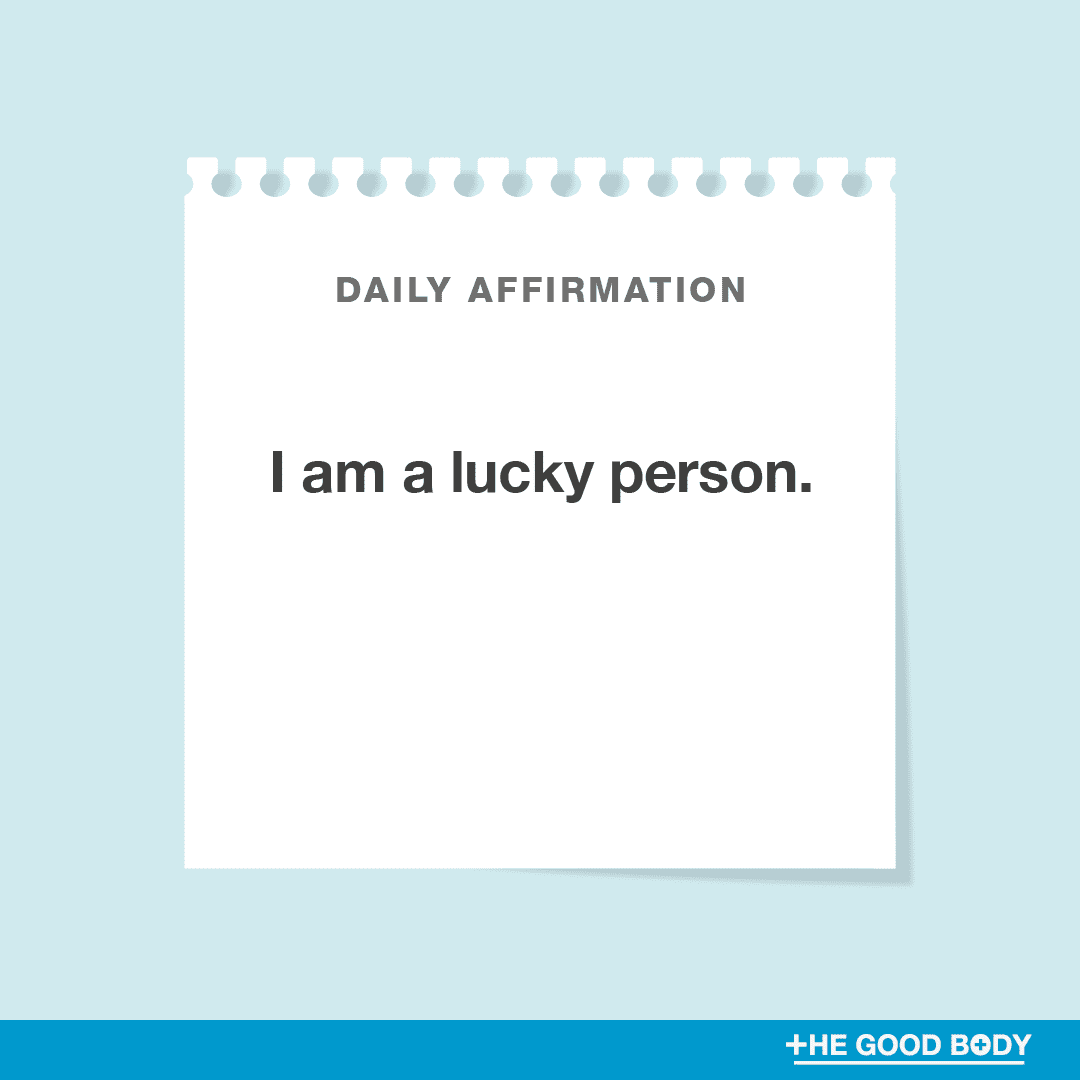 I am a lucky person