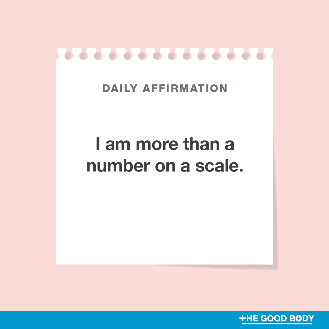 I am more than a number on a scale