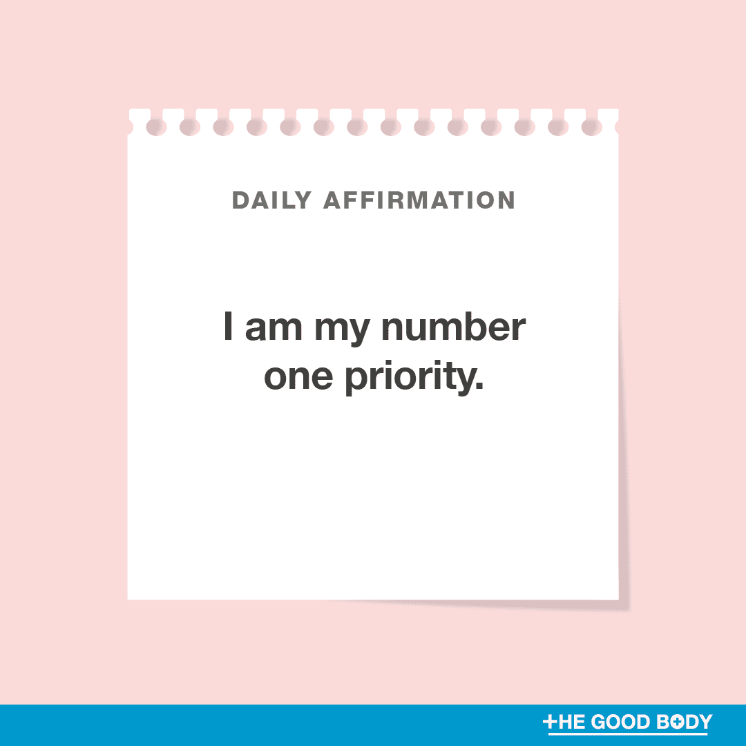 I am my number one priority