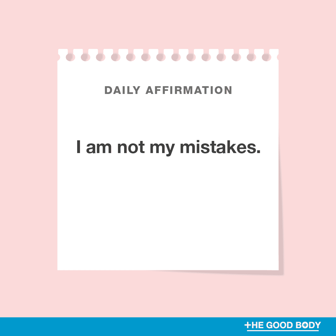 I am not my mistakes