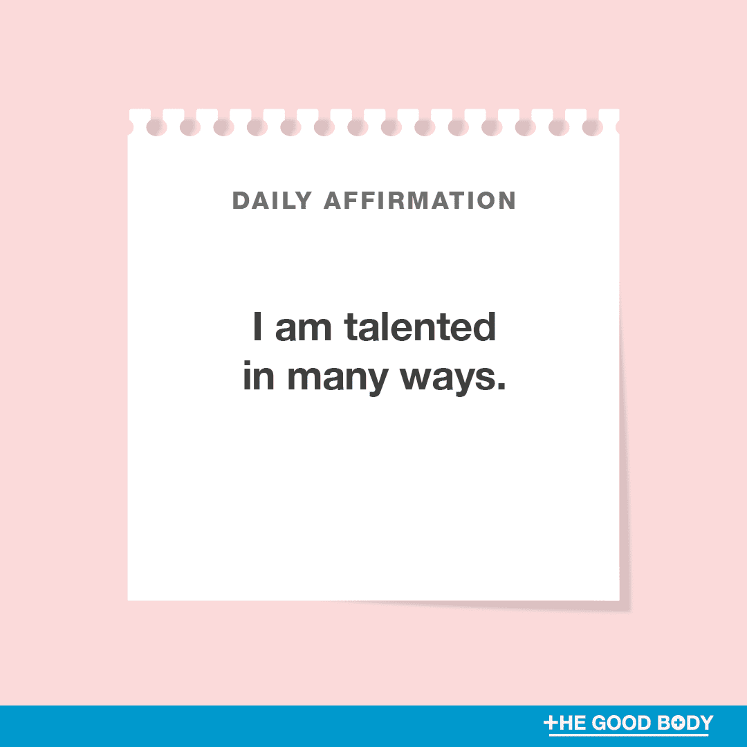 I am talented in many ways