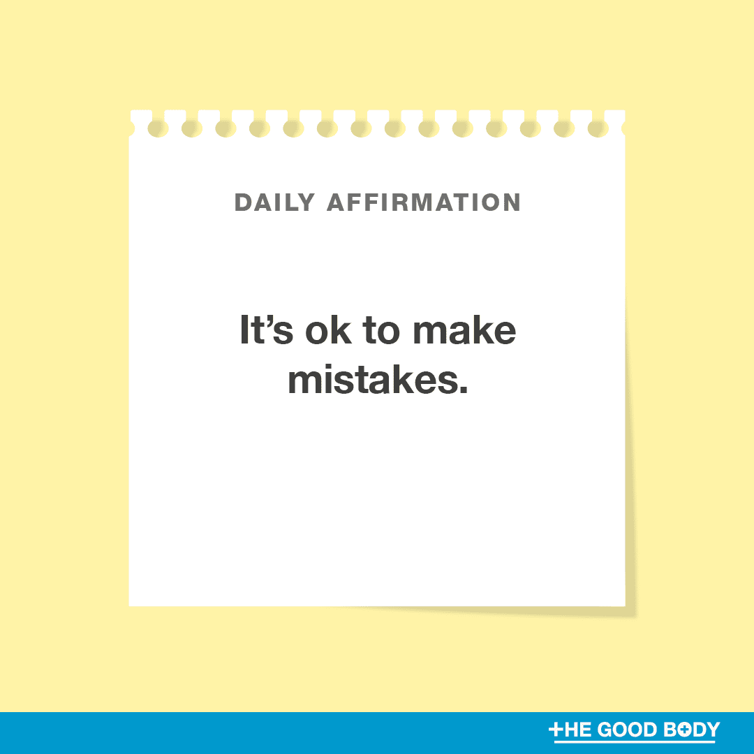 It’s ok to make mistakes