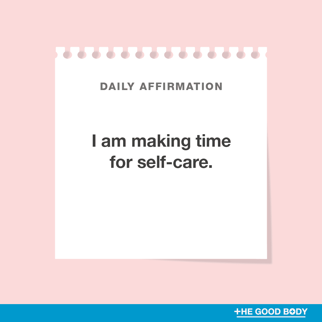 I am making time for self-care