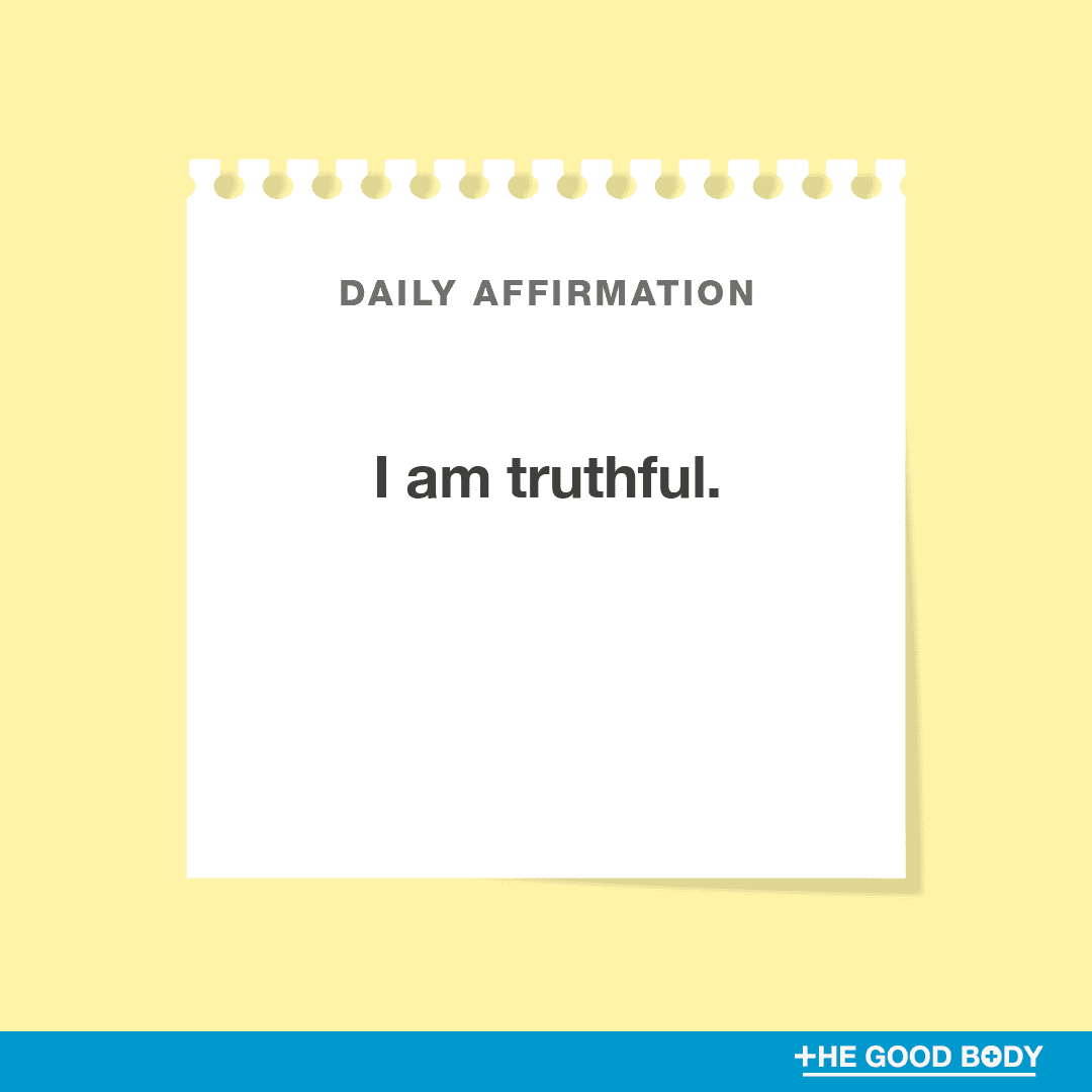 I am truthful
