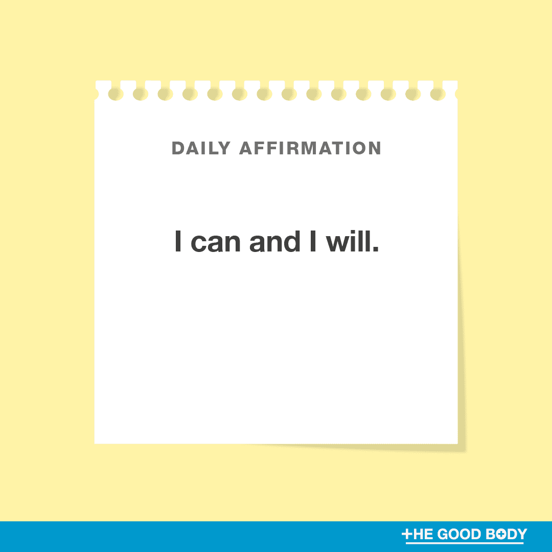 I can and I will